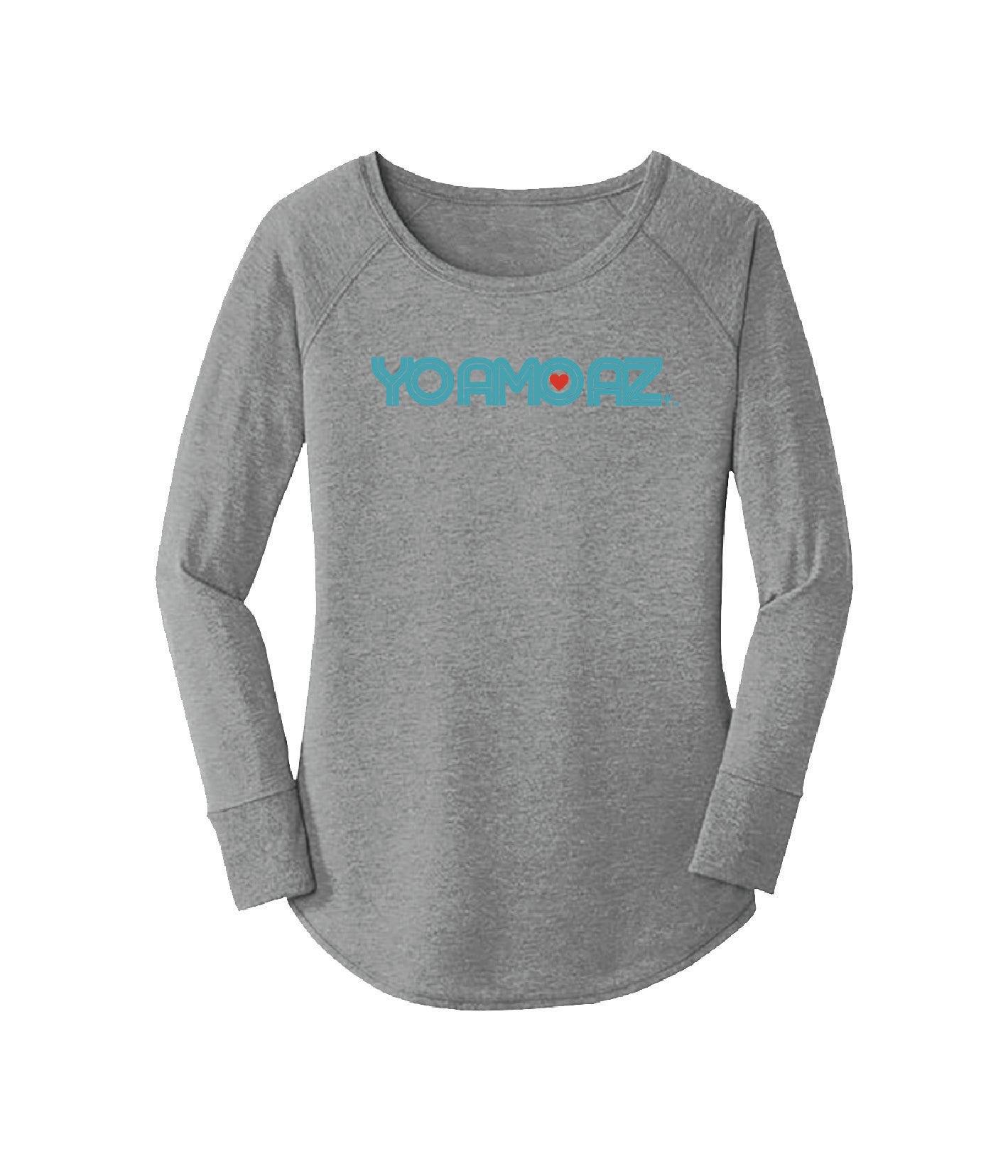 Yo Amo AZ Women's Long Sleeve (Grey)