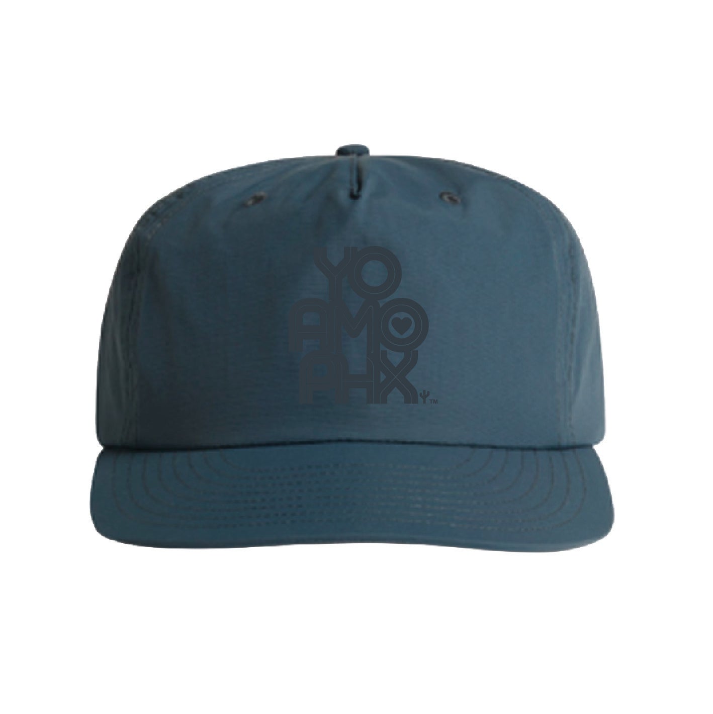 Petrol Blue Lightweight Performance Cap - Yo Amo PHX
