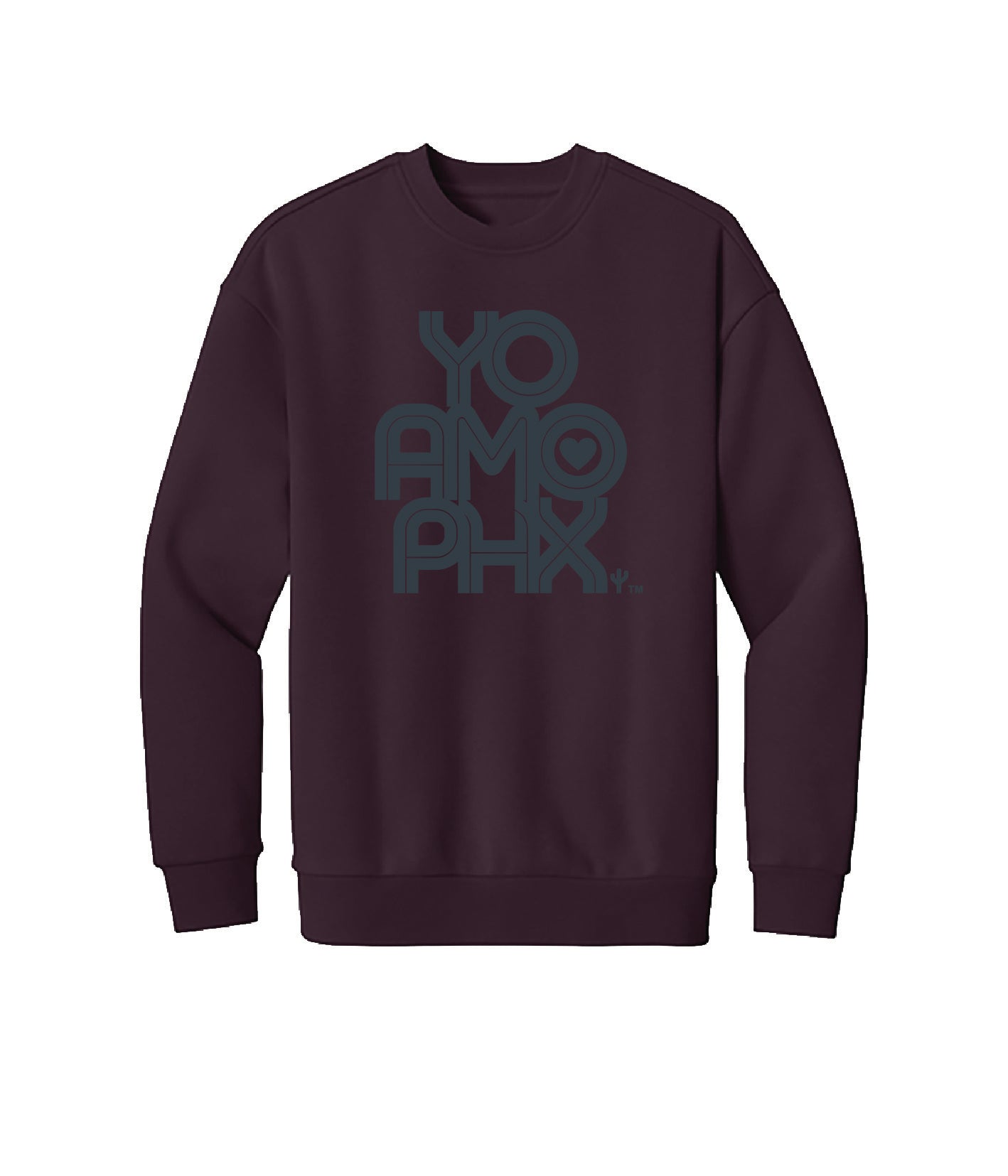Yo Amo PHX Sweatshirt (Bordeaux)
