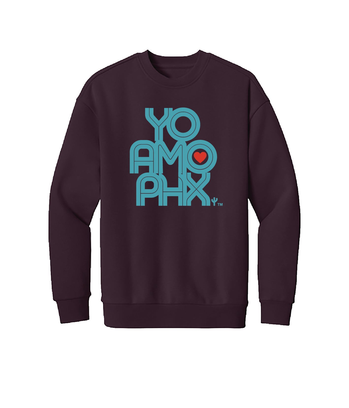 Yo Amo PHX Sweatshirt (Bordeaux)