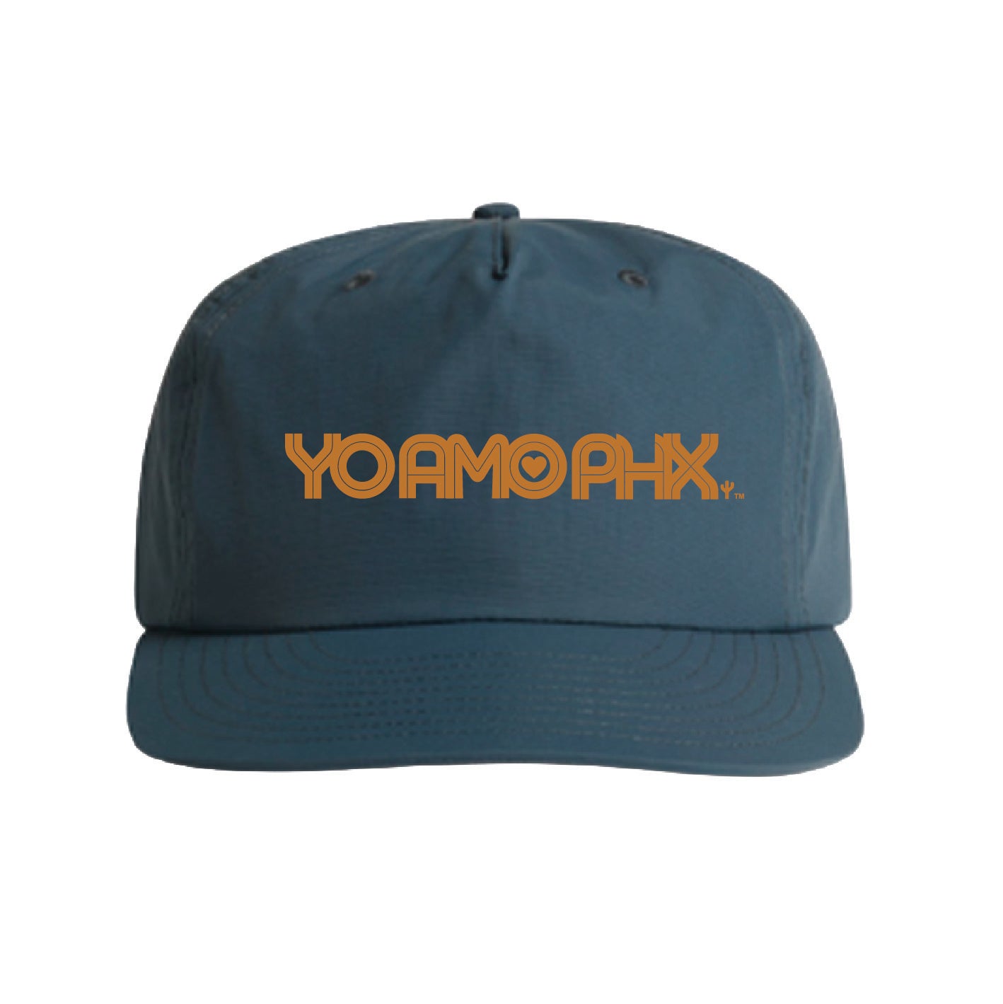 Petrol Blue Lightweight Performance Cap - Yo Amo PHX