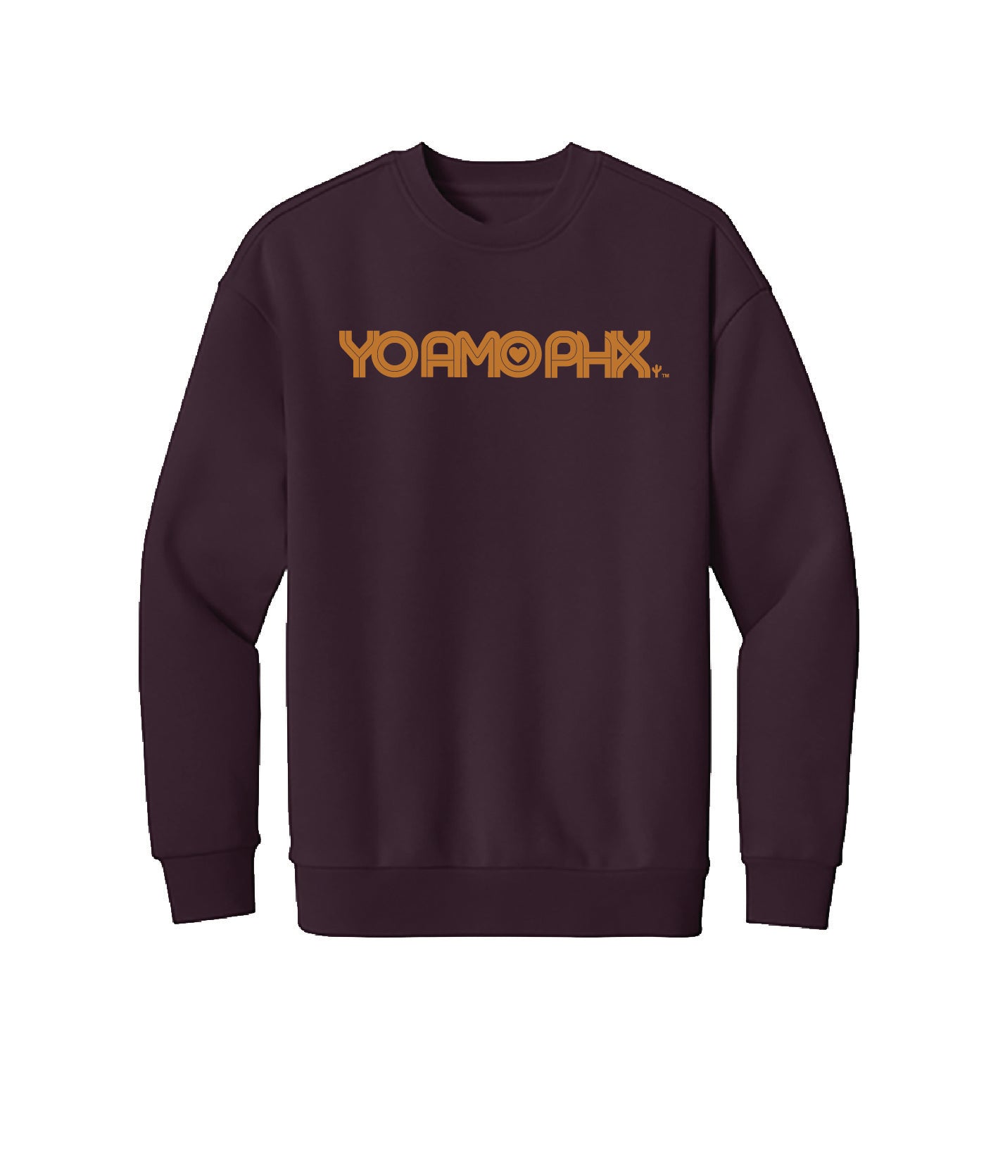 Yo Amo PHX Sweatshirt (Bordeaux)