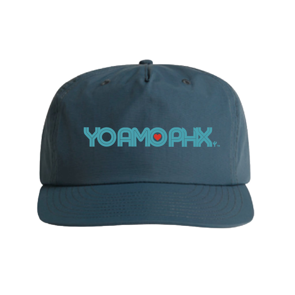 Petrol Blue Lightweight Performance Cap - Yo Amo PHX