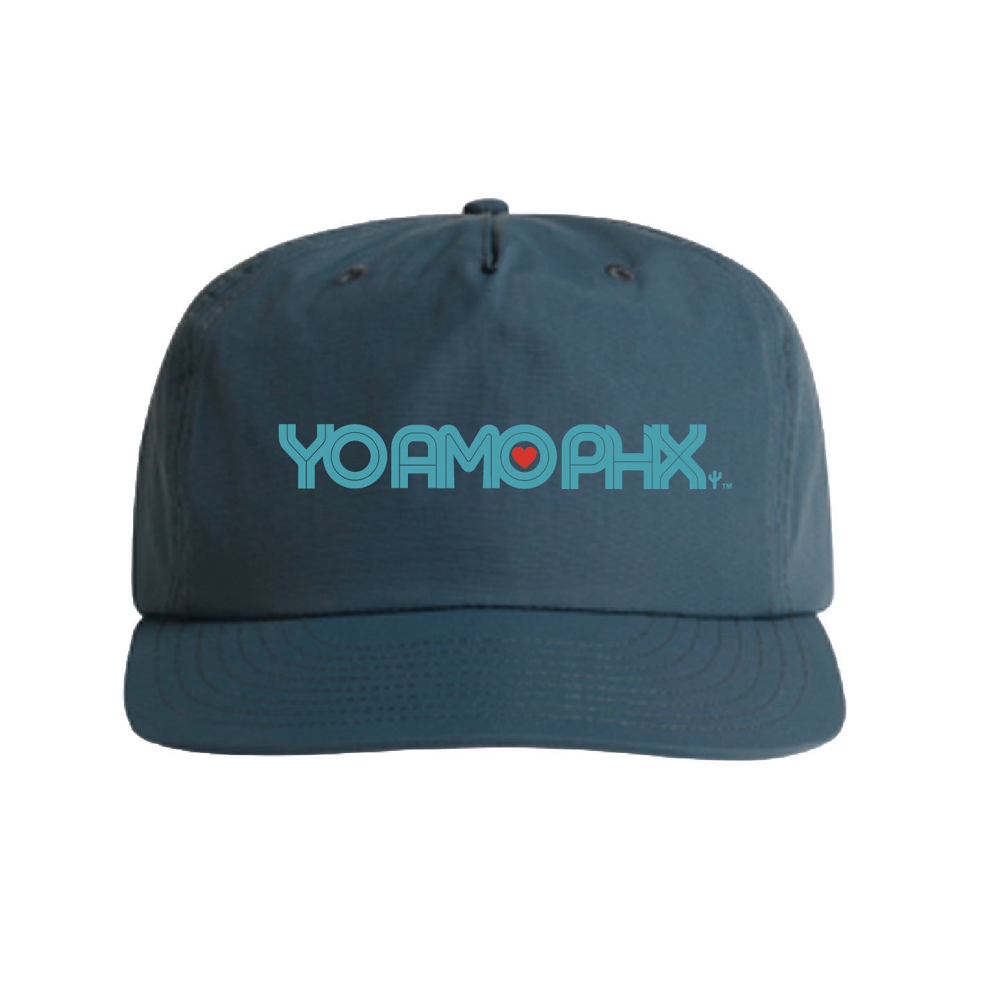 Petrol Blue Lightweight Performance Cap - Yo Amo PHX