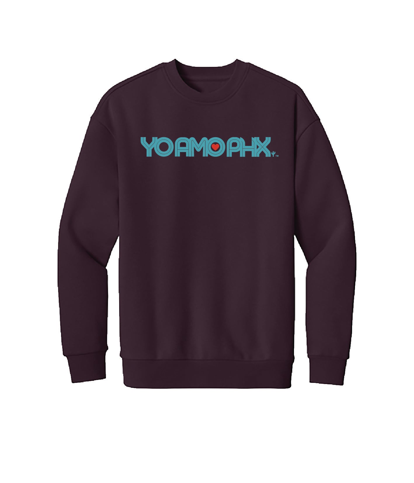 Yo Amo PHX Sweatshirt (Bordeaux)
