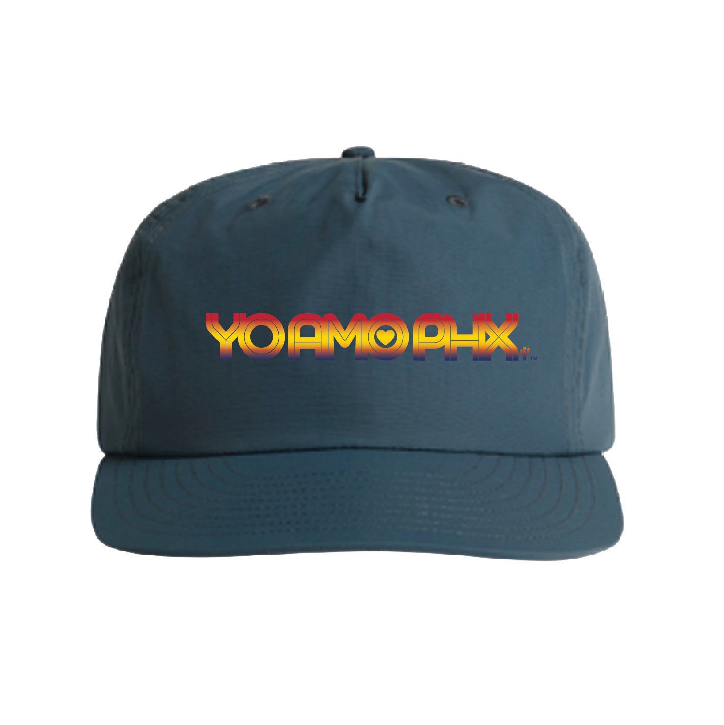 Petrol Blue Lightweight Performance Cap - Yo Amo PHX