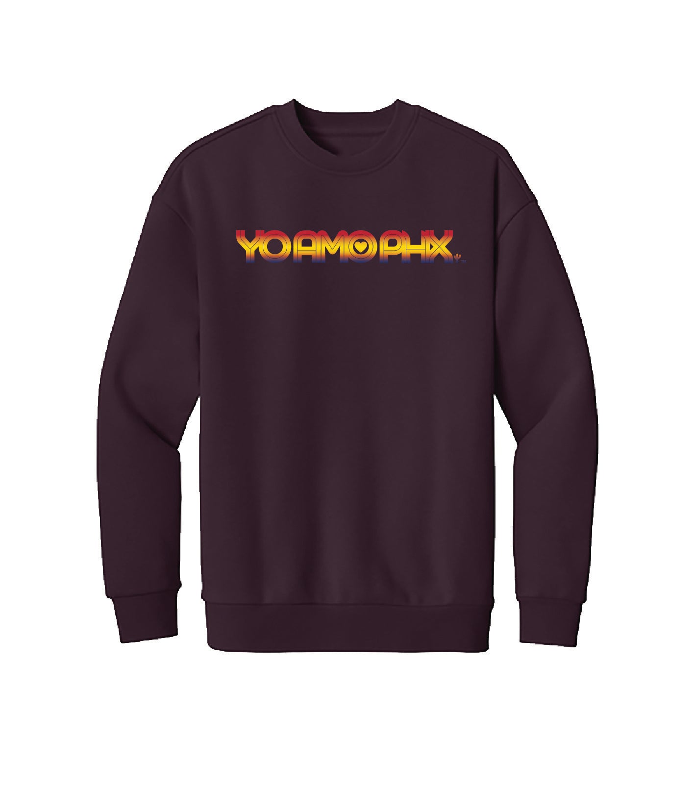 Yo Amo PHX Sweatshirt (Bordeaux)
