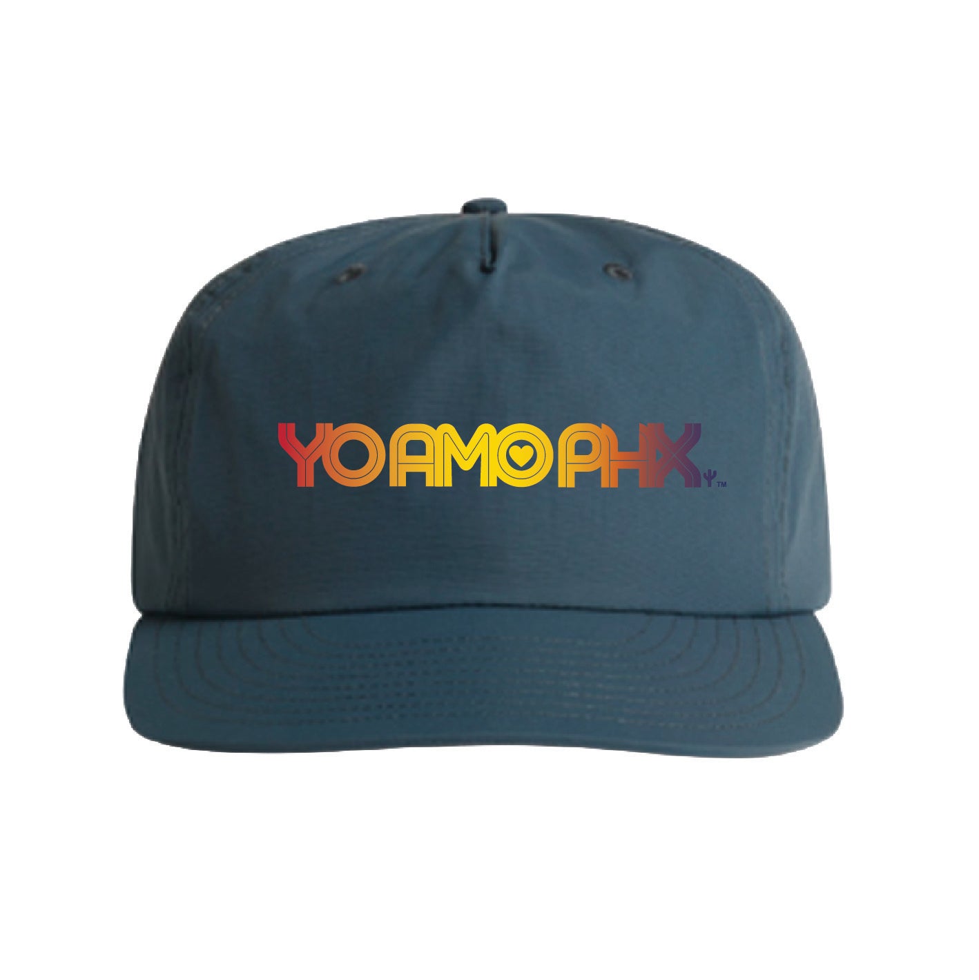 Petrol Blue Lightweight Performance Cap - Yo Amo PHX