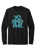 Yo Amo PHX Men's Long Sleeve (Black, Blue Clay Logo)